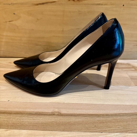 Prada Pointed Toe Leather Pumps – Size 35.5 – Made in Italy - Picture 1 of 8